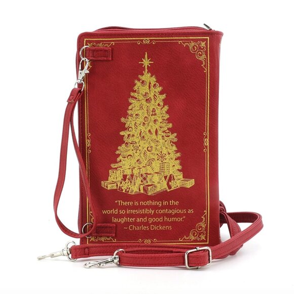 A Christmas Carol Book Cover Crossbody Purse - Book Lover Gifts - Picture 4 of 7